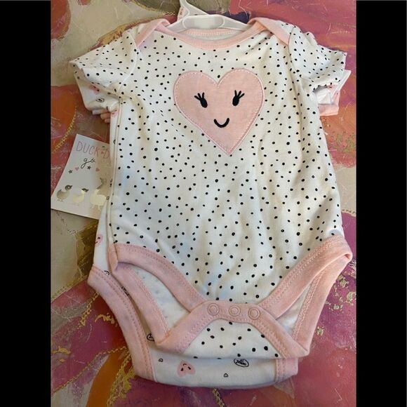 🎊Duck Duck Goose Matching set Happy 3 pack Baby Baby Suit sizes Various🛍️🎉🎀 - Picture 8 of 13